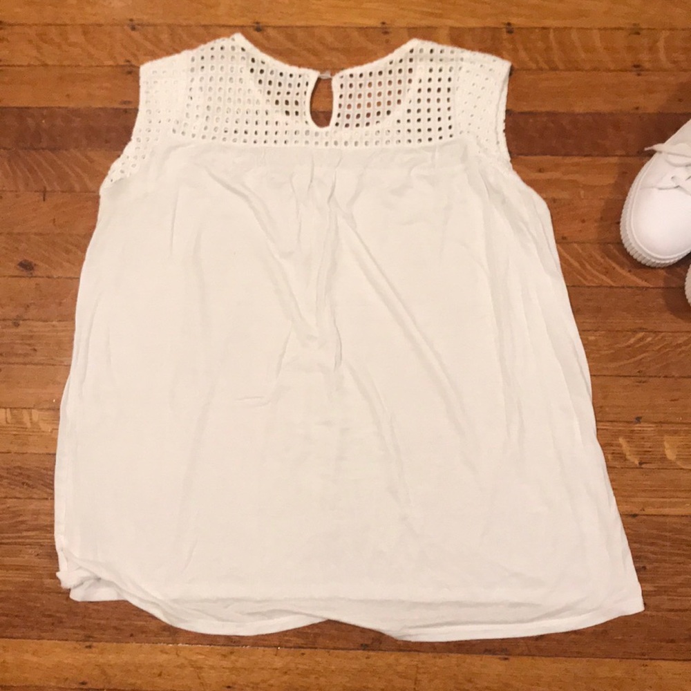Lace patchwork short sleeve tee - Picture 5 of 5